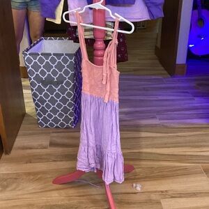 Milani Pink and Lavender Kids Dress